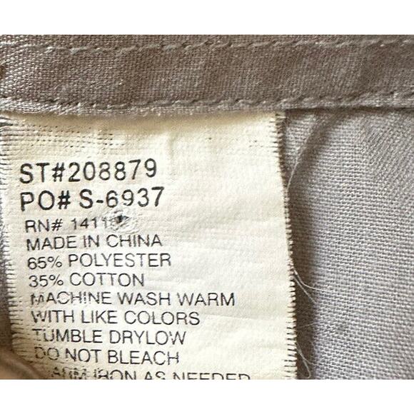 ELY CATTLEMAN Mens Tall Man Gray Pearl Snap Button Long Sleeve Shirt Size 19/36 - Picture 3 of 9